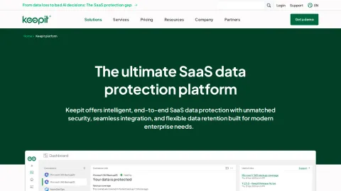 Platform: Product page