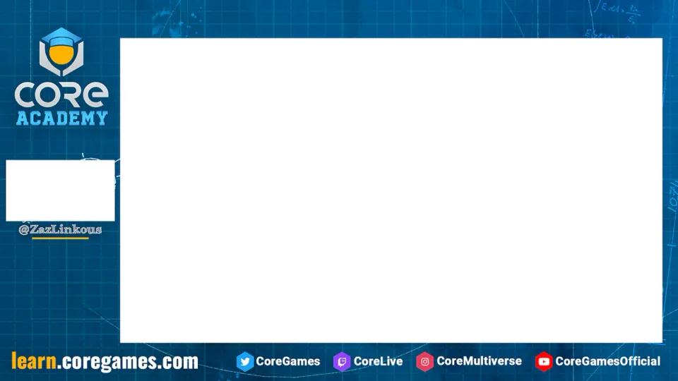 Core Academy broadcast overlay