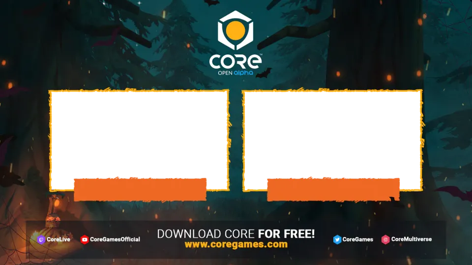 Core orange broadcast overlay