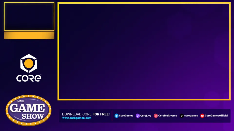 Core Gameshow broadcast overlay