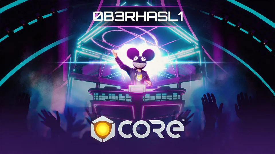 Core key art for the deadmau5 Oberhasli interactive music experience