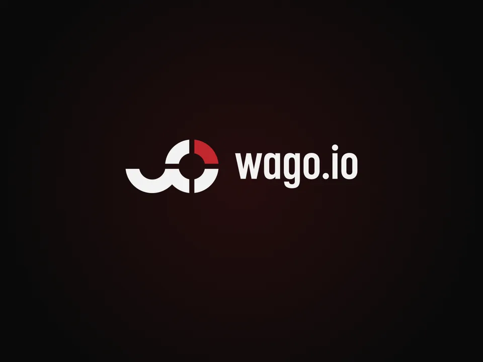 wago.io logo on a dark background